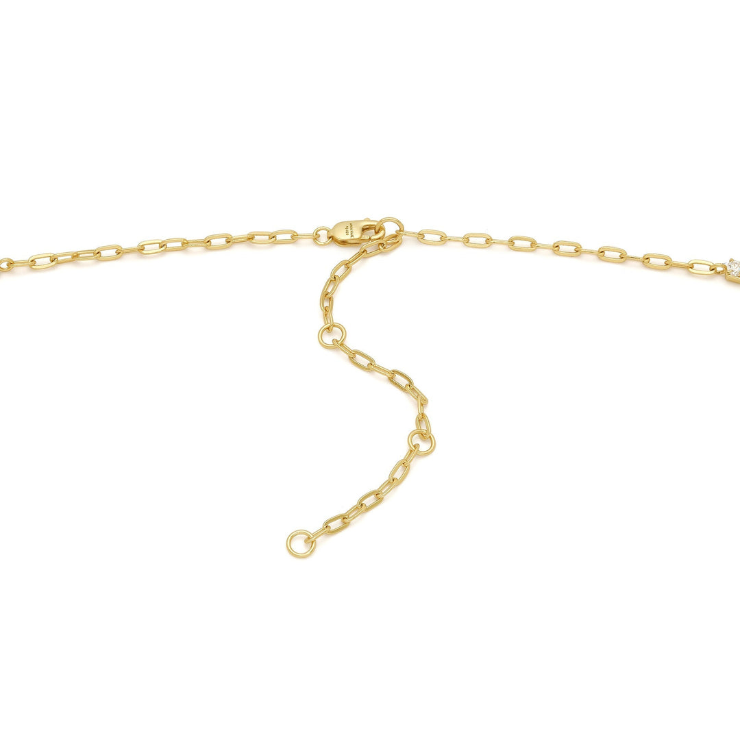 Ania Haie Gold Sparkle Chain Charm Connector Necklace N052-06G