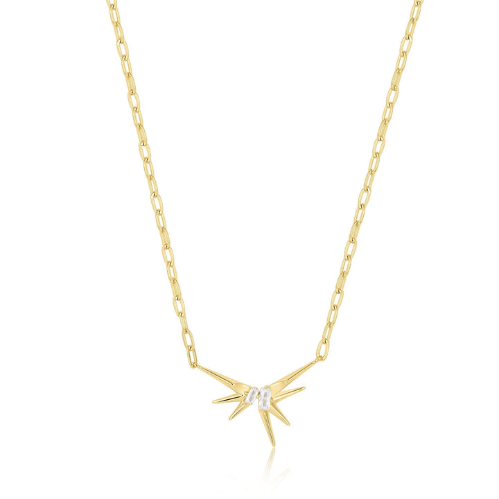 Ania Haie Gold Sparkle Spike Pendant Necklace N053-01G