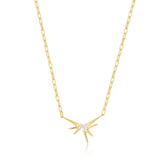Ania Haie Gold Sparkle Spike Pendant Necklace N053-01G