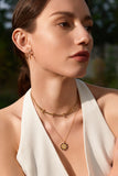 Ania Haie Gold Curb Chain Sparkle Point Necklace N053-07G