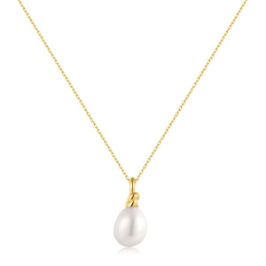 Ania Haie Gold Freshwater Pearl Pendant Necklace N058-02G