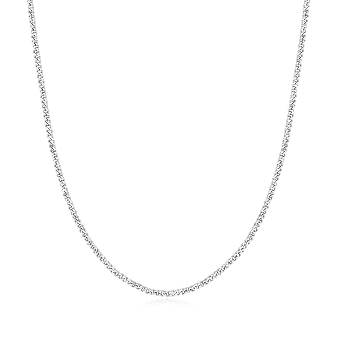 Ania Haie Silver Shiny Curb Necklace N059-07H