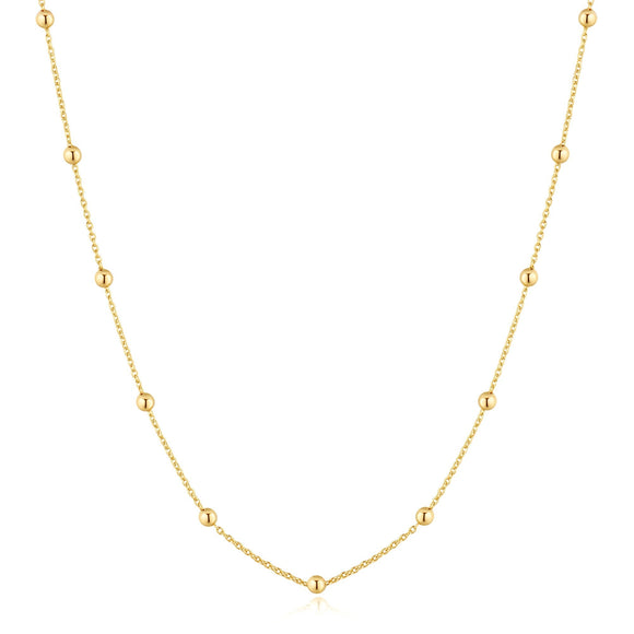 Ania Haie Gold Beaded Chain Necklace N060-02G