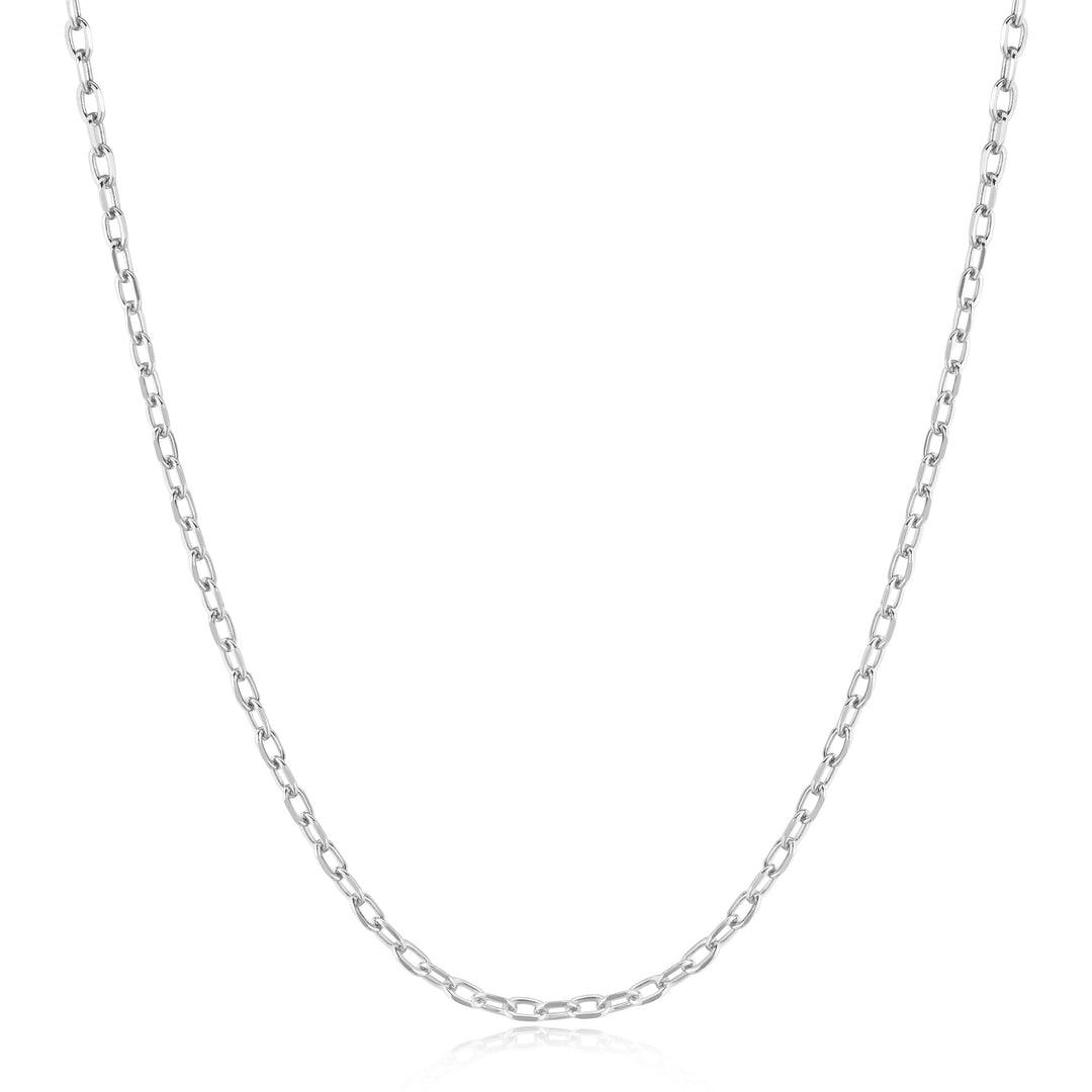 Ania Haie Silver Rectangle Link Chain Necklace N060-03H