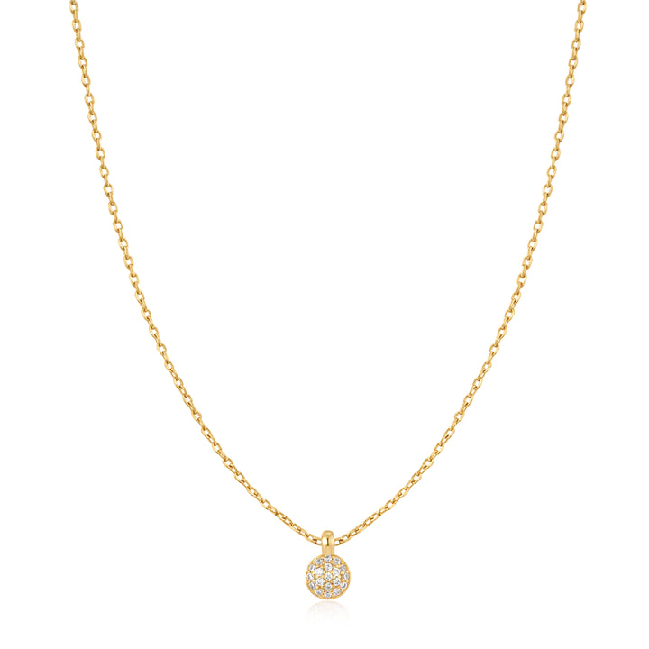 Ania Haie Gold Sphere Pave Necklace N061-01G