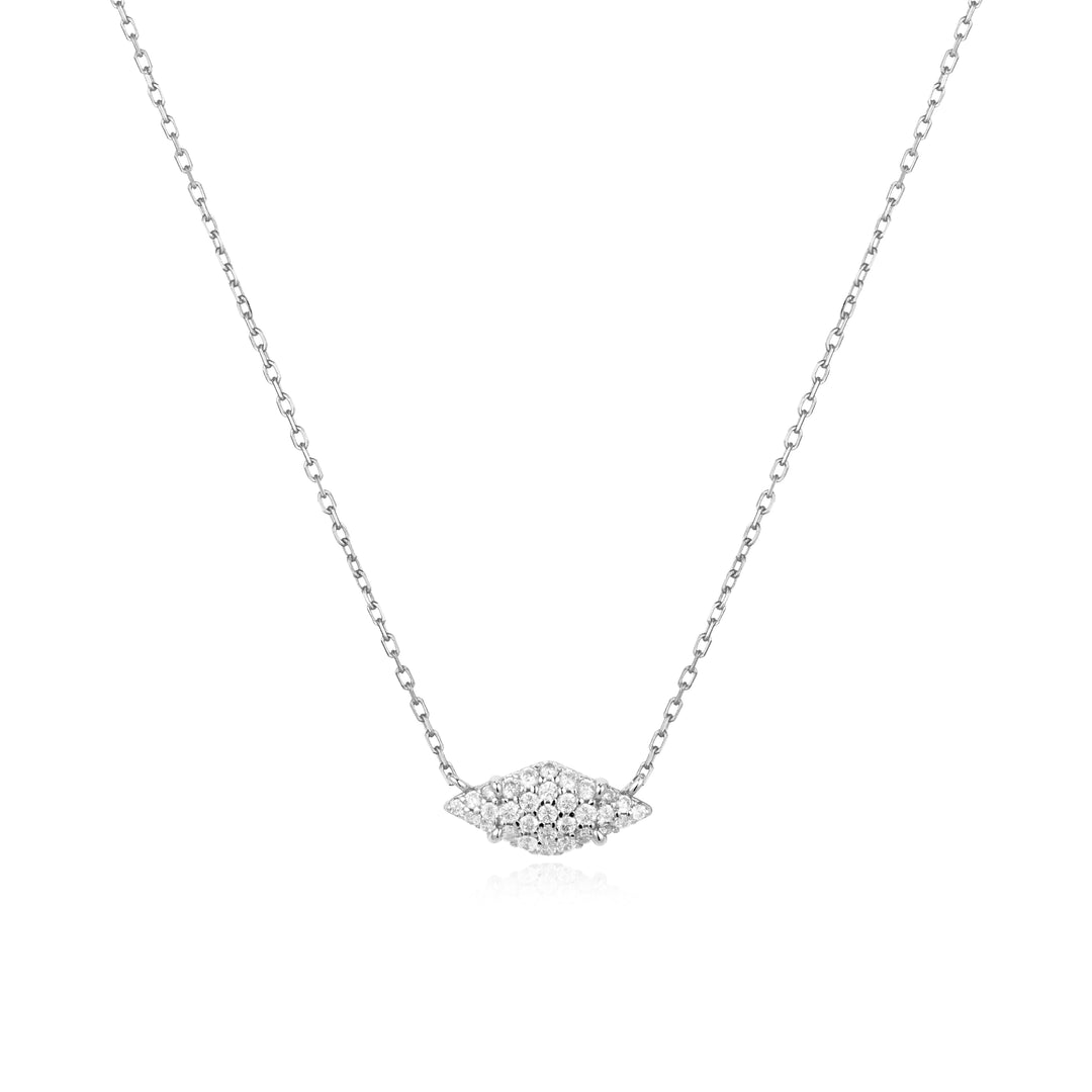 Ania Haie Silver Pave Sparkle Necklace N061-03H