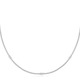 Ania Haie Silver Cross Station Necklace N061-05H