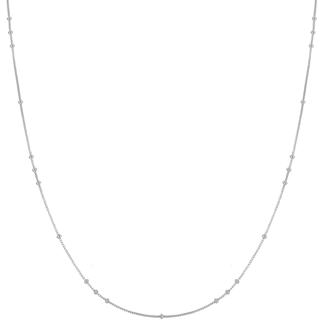 Ania Haie Silver Mini Bead Station Necklace