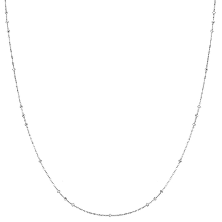 Ania Haie Silver Mini Bead Station Necklace