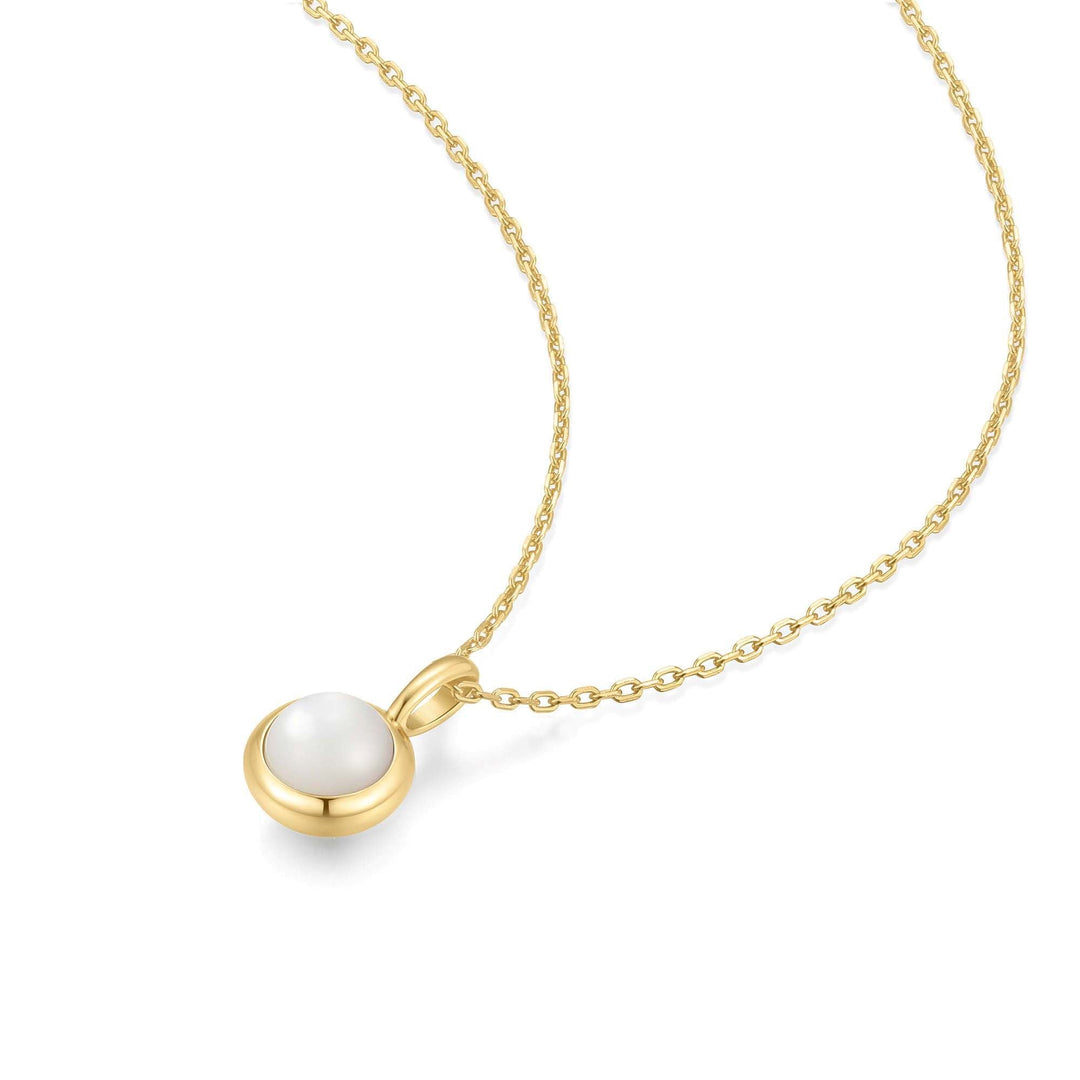 Ania Haie Gold Mother of Pearl Pendant Necklace