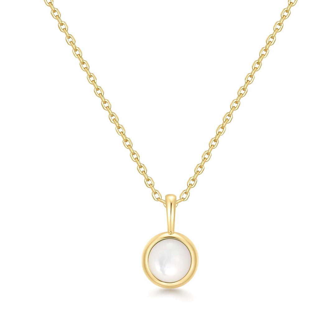Ania Haie Gold Mother of Pearl Pendant Necklace