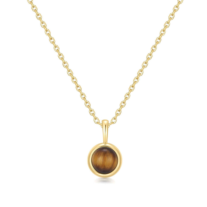 Ania Haie Gold Tiger Eye Pendant Necklace