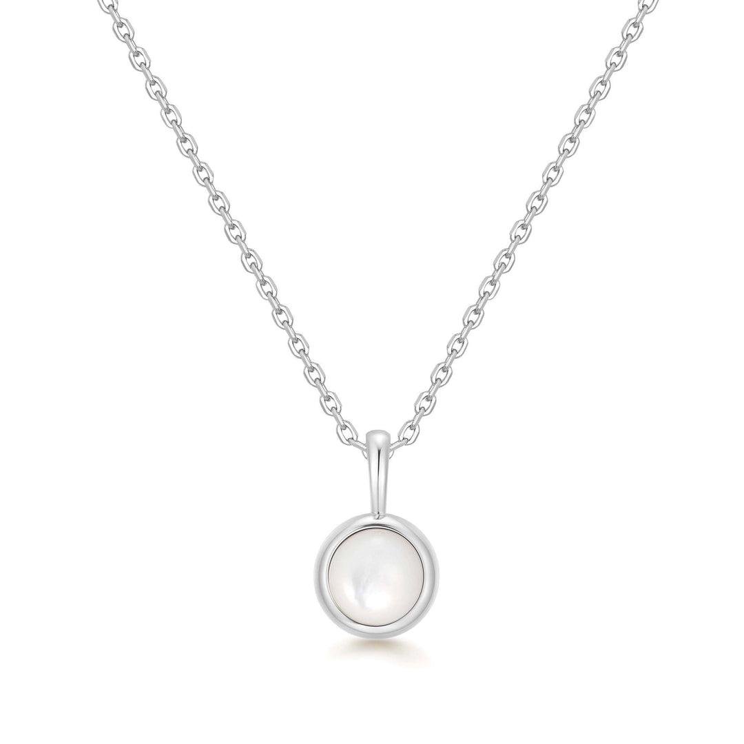 Ania Haie Silver Mother of Pearl Pendant Necklace