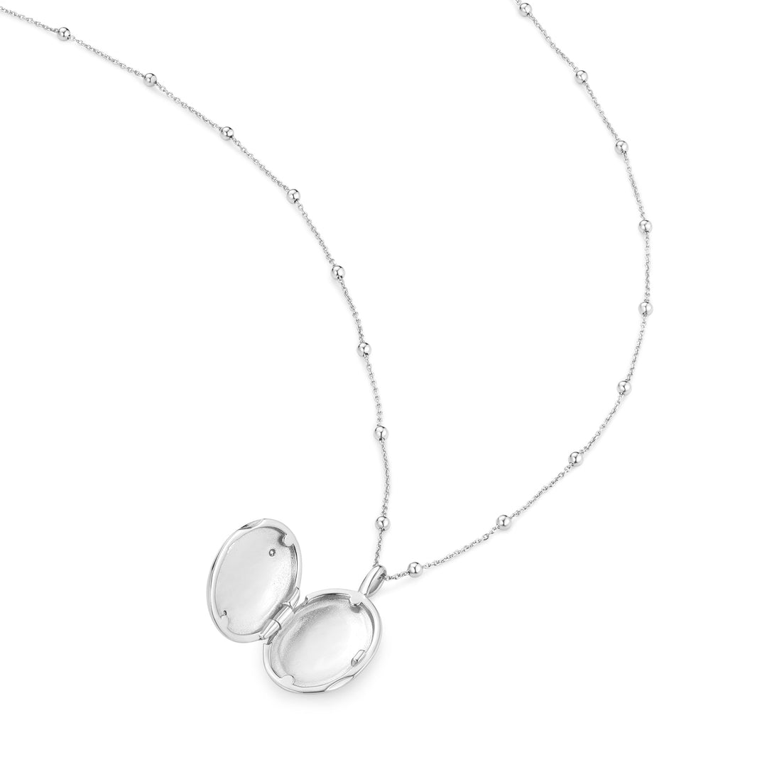 Ania Haie Silver Butterfly Locket Necklace N073-08H