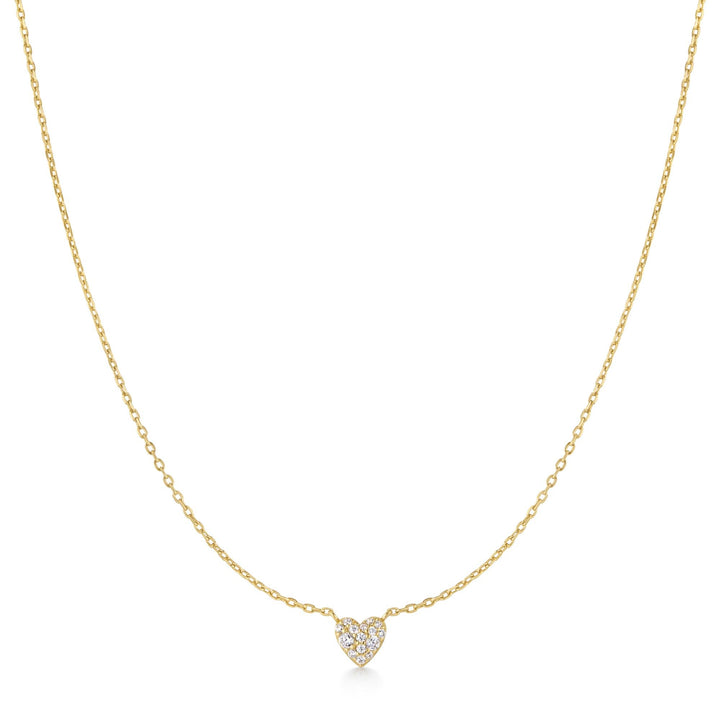 Ania Haie Gold Pave Heart Necklace N074-01G