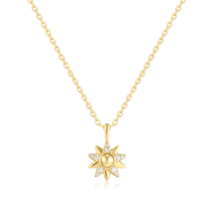 Ania Haie Gold Sunburst Necklace N074-03G