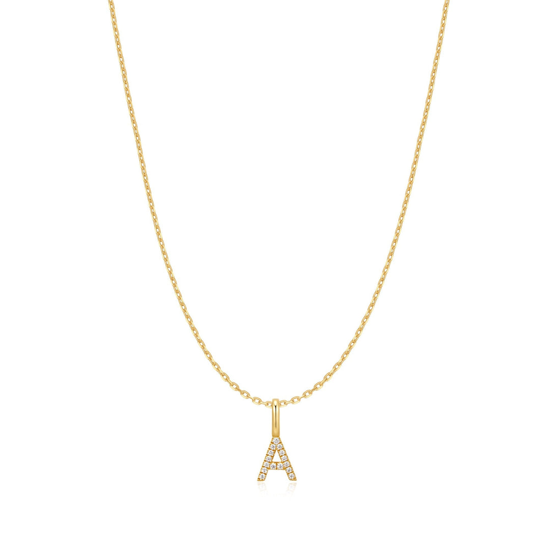 Ania Haie Gold Letter A Initial Necklace N074-09G