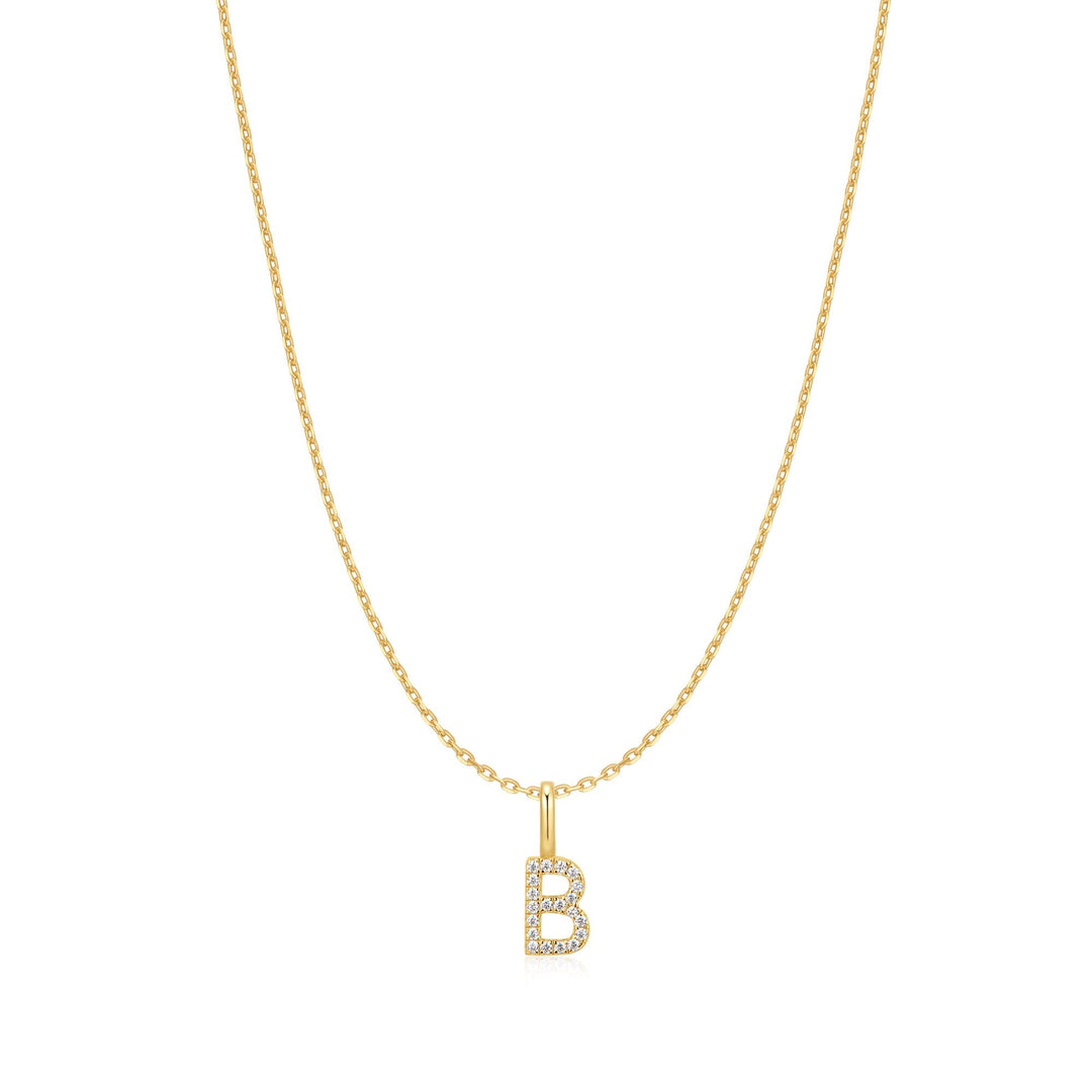 Ania Haie Gold Letter B Initial Necklace N074-10G