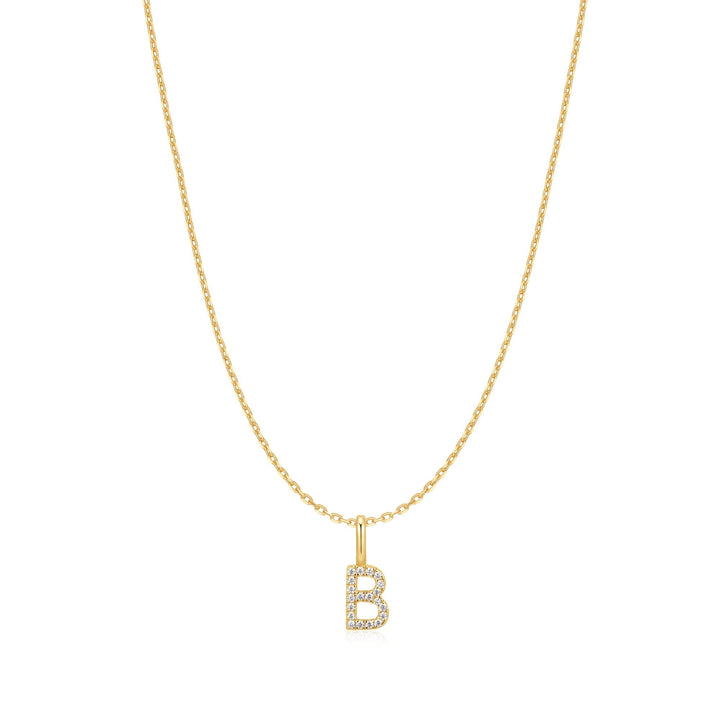 Ania Haie Gold Letter B Initial Necklace N074-10G