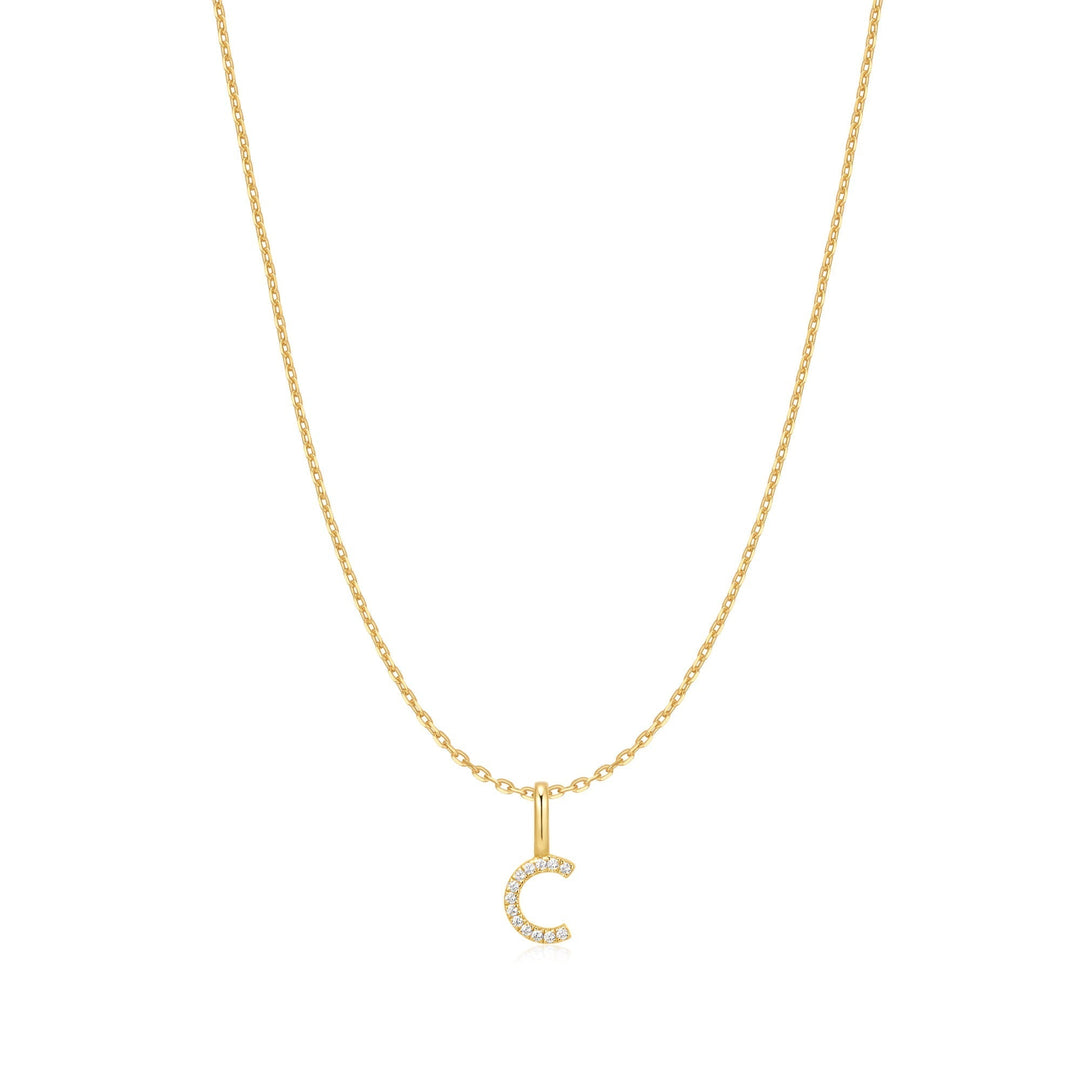 Ania Haie Gold Letter C Initial Necklace N074-11G
