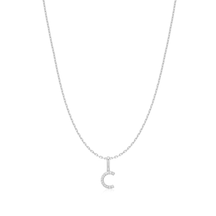 Ania Haie Silver Letter C Initial Necklace N074-11H