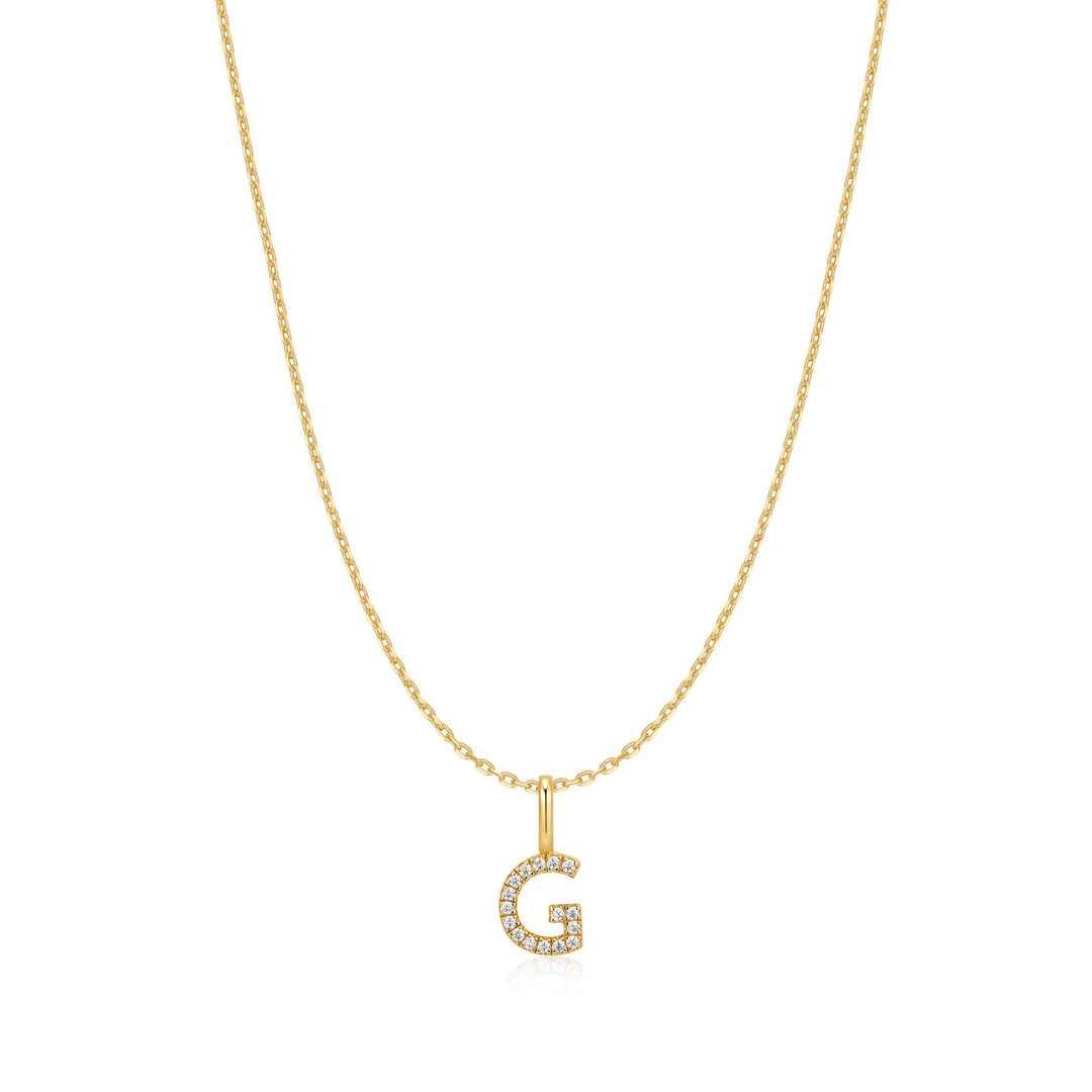 Ania Haie Gold Letter G Initial Necklace N074-15G