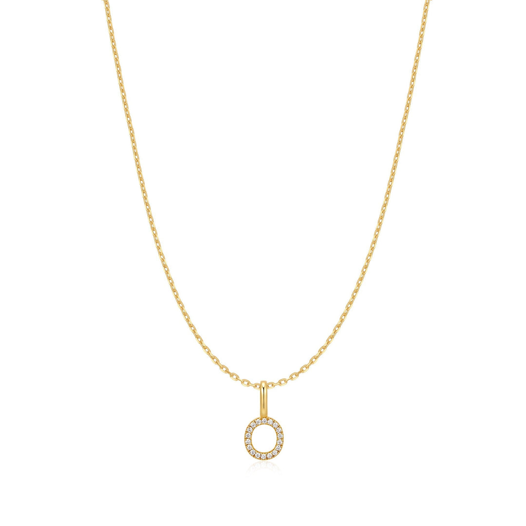 Ania Haie Gold Letter O Initial Necklace N074-23G