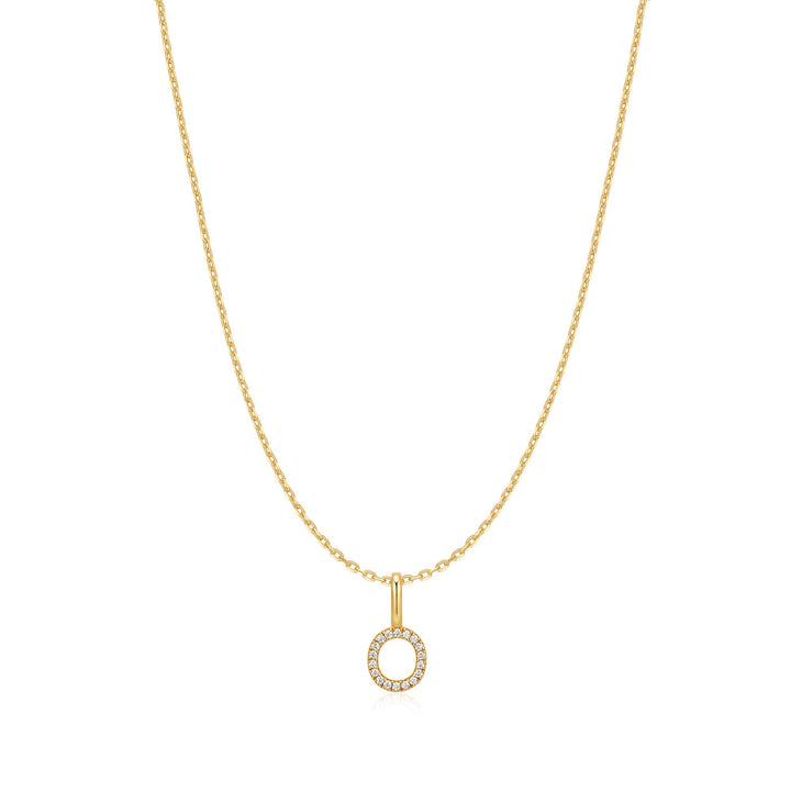 Ania Haie Gold Letter O Initial Necklace N074-23G