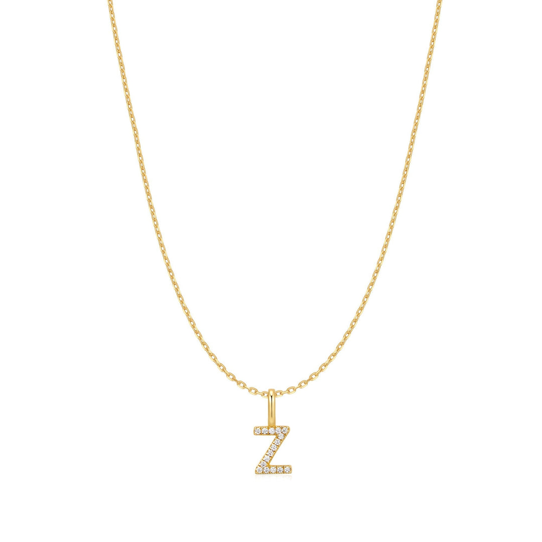 Ania Haie Gold Letter Z Initial Necklace N074-34G