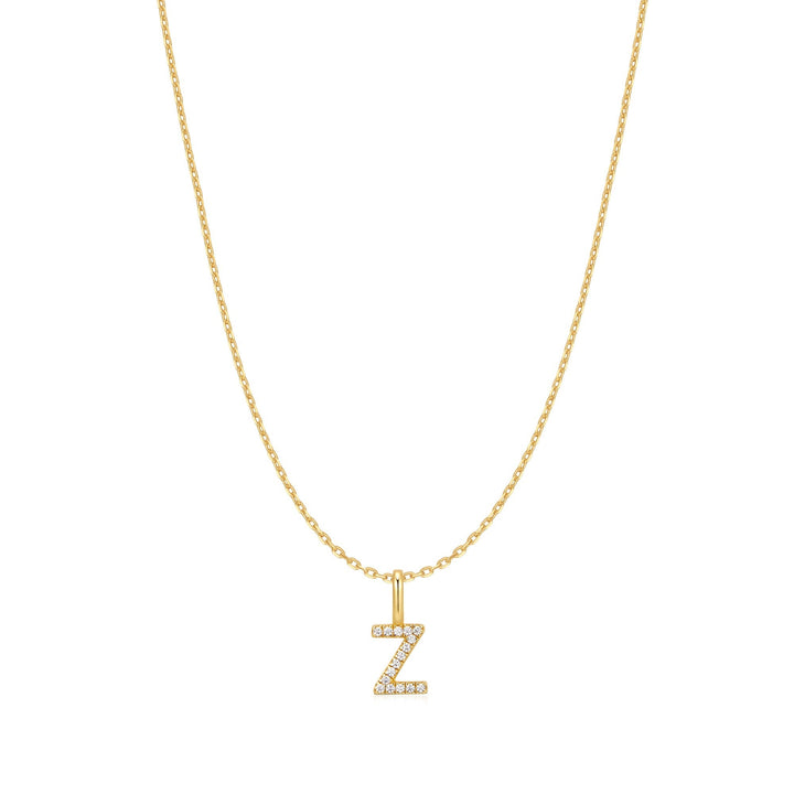 Ania Haie Gold Letter Z Initial Necklace N074-34G