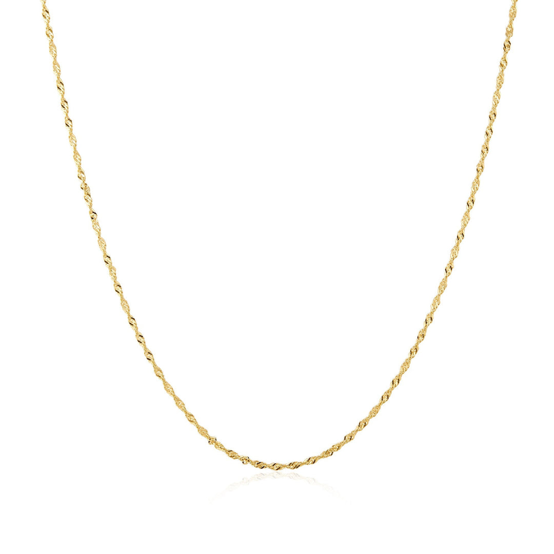 Ania Haie Gold Twisted Chain Necklace N074-35G