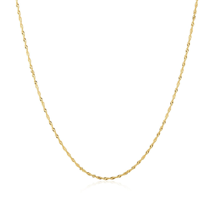 Ania Haie Gold Twisted Chain Necklace N074-35G