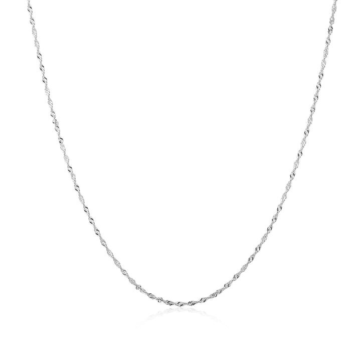 Ania Haie Silver Twisted Chain Necklace N074-35H