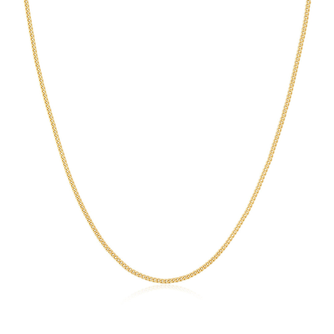 Ania Haie Gold Slim Curb Link Chain Necklace N074-36G