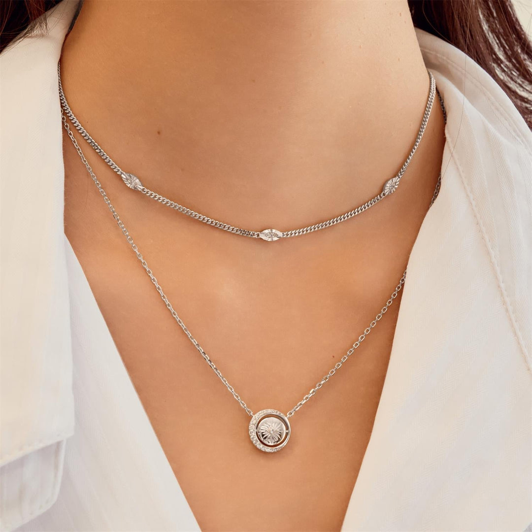 Ania Haie Silver Evil Eye Station Necklace N075-06H
