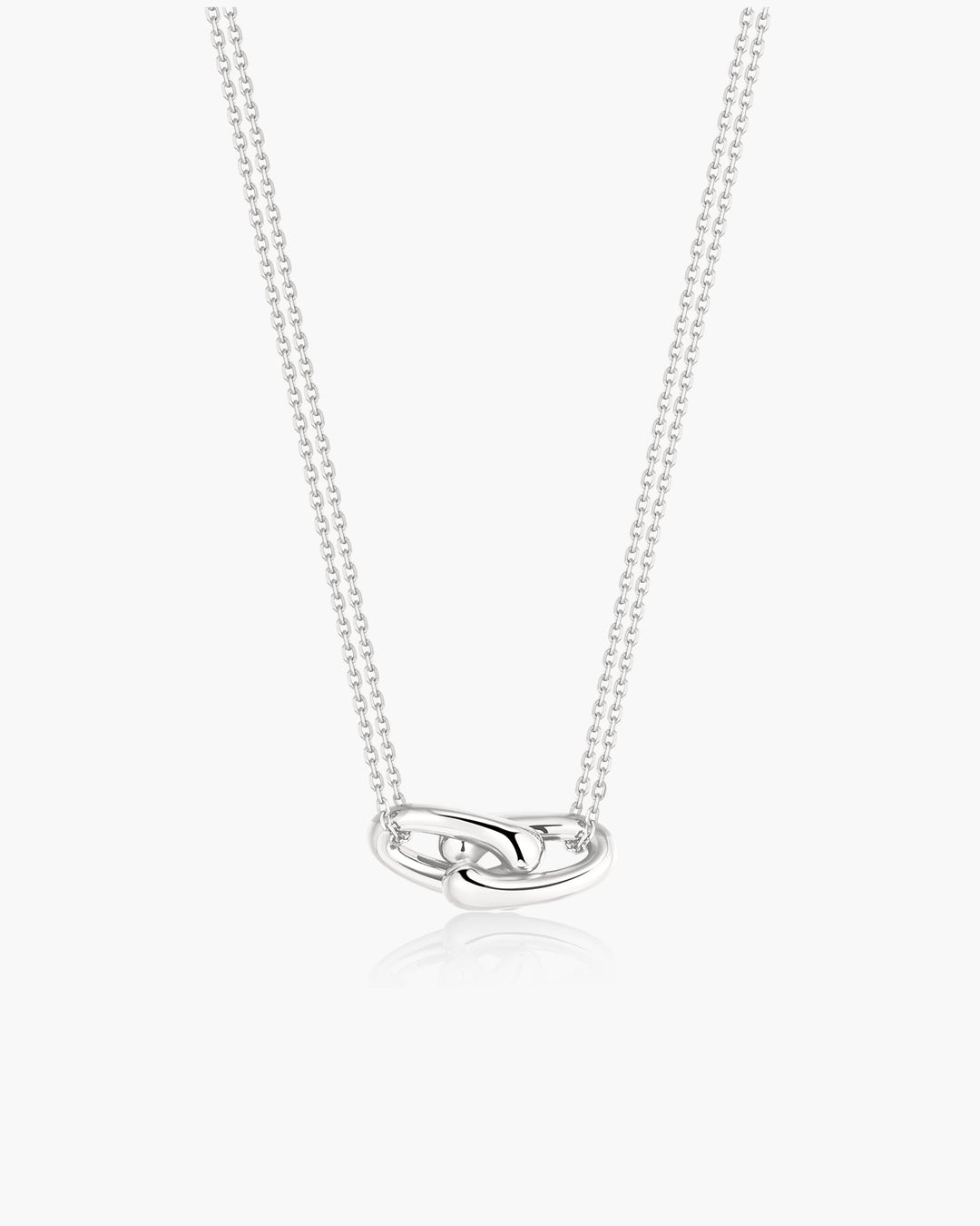 Ania Haie Silver Interlocked Necklace N078-07H