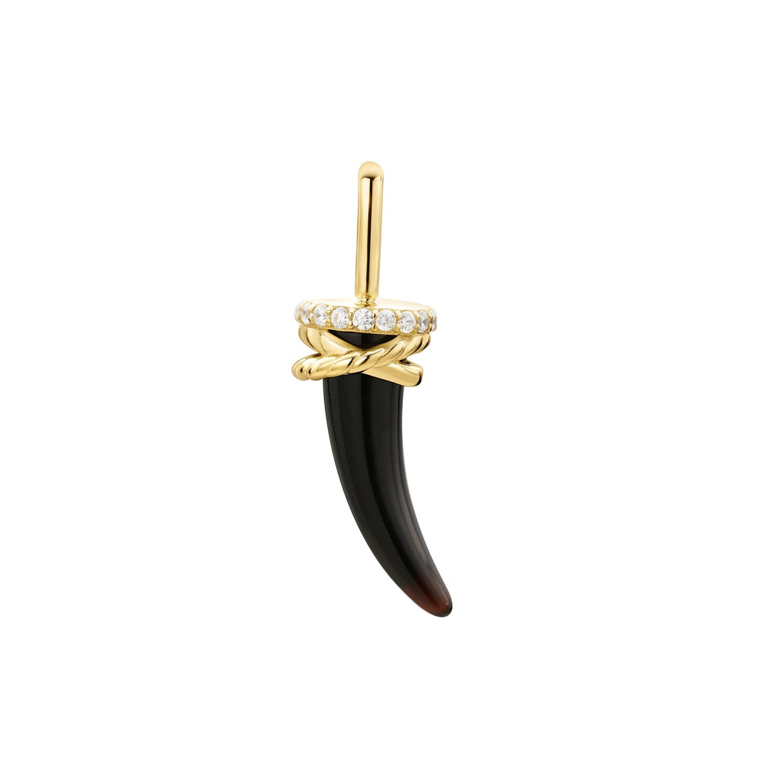 Ania Haie Gold Agate Horn Charm NC052-02G