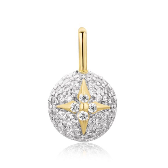 Ania Haie Gold Pave Star Sphere Charm NC052-11T