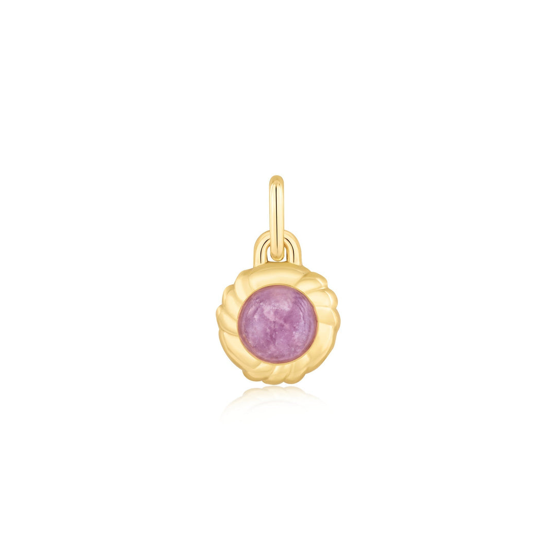 Ania Haie Gold Lilac Marble Charm Pendant NC055-04G