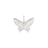 Ania Haie Silver Mother Of Pearl Butterfly Charm Pendant NC055-07H