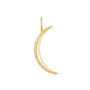 Ania Haie Gold Moon Pave Charm NC060-03G