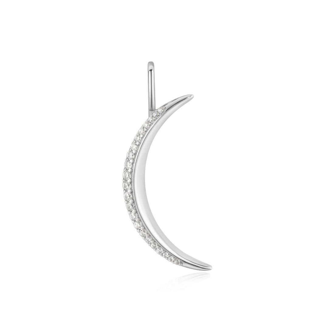 Ania Haie Silver Moon Pave Charm NC060-03H