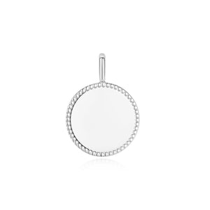 Ania Haie Silver Disc Charm NC060-04H