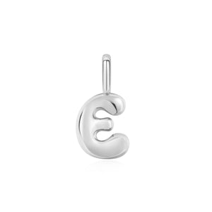 Ania Haie Silver E Letter Charm NC060-17H