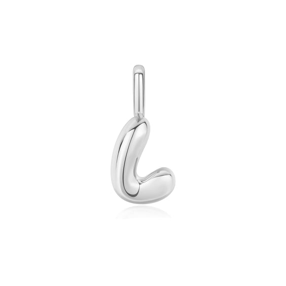 Ania Haie Silver L Letter Charm NC060-19H