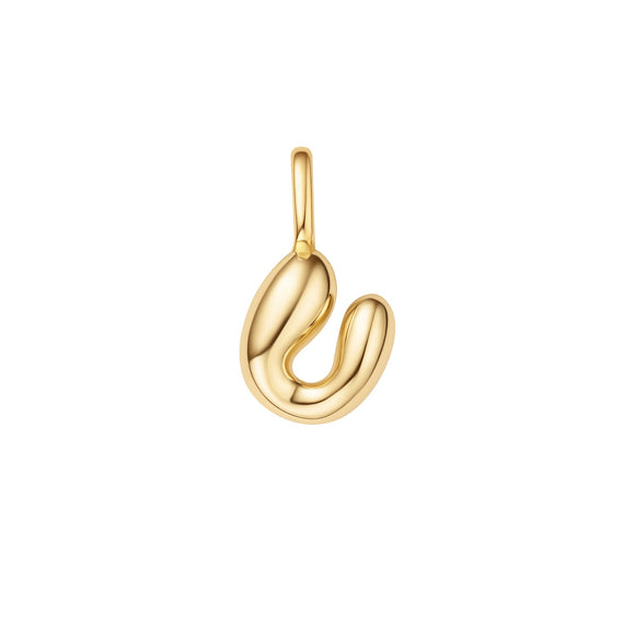 Ania Haie Gold U Letter Charm NC060-36G