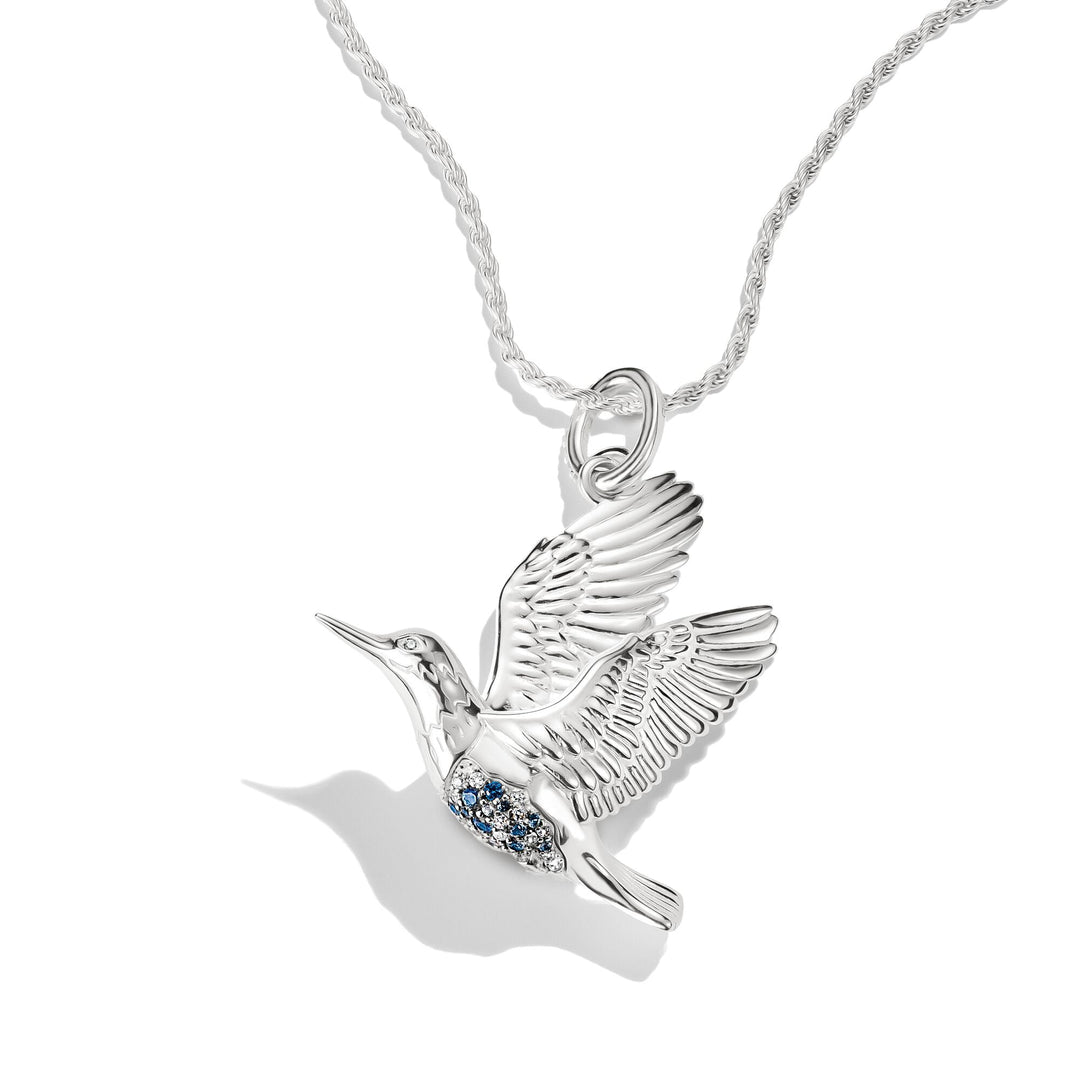 THOMAS SABO Pendant kingfisher with stones TPE1009
