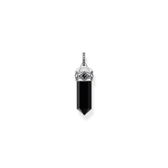 THOMAS SABO Crystal Pendant made from Black Onyx TPE964BL
