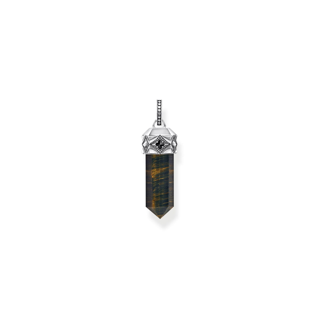 THOMAS SABO Crystal Pendant made from Golden Blue Tiger's Eye TPE964TI