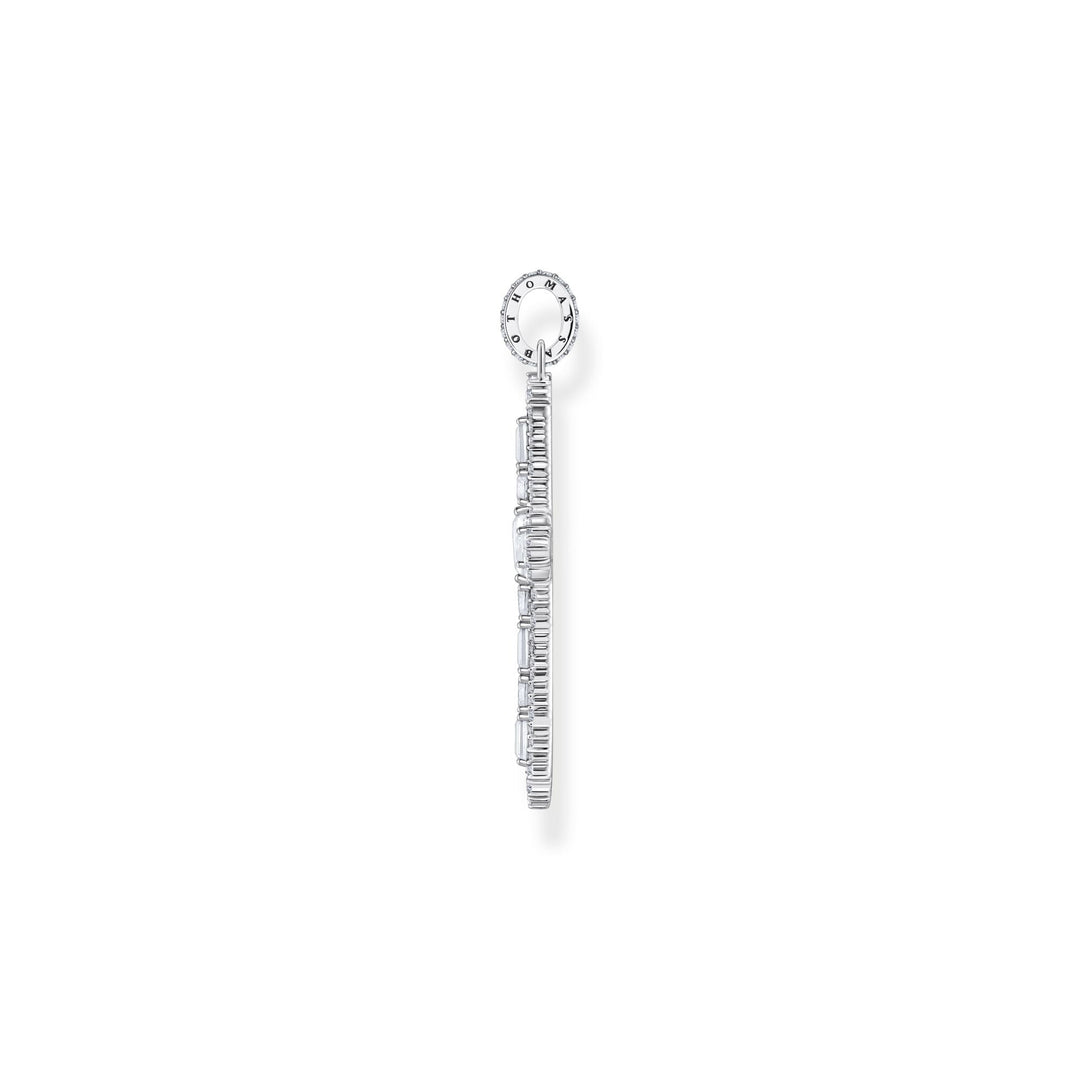 THOMAS SABO Cross pendant with white zirconia TPE970CZ